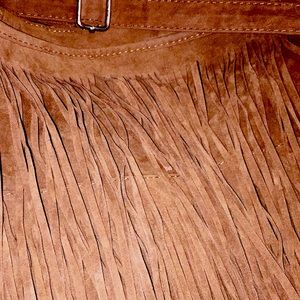 Fringed Hobo Bag